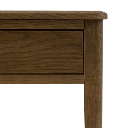 Gallery Direct Camden 2 Drawer Console in Walnut wood-grain finish