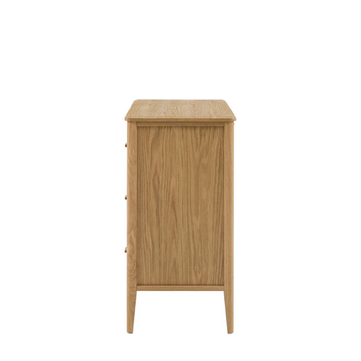 Gallery Direct Camden 3 Drawer Chest in a Natural warm wood grain finish