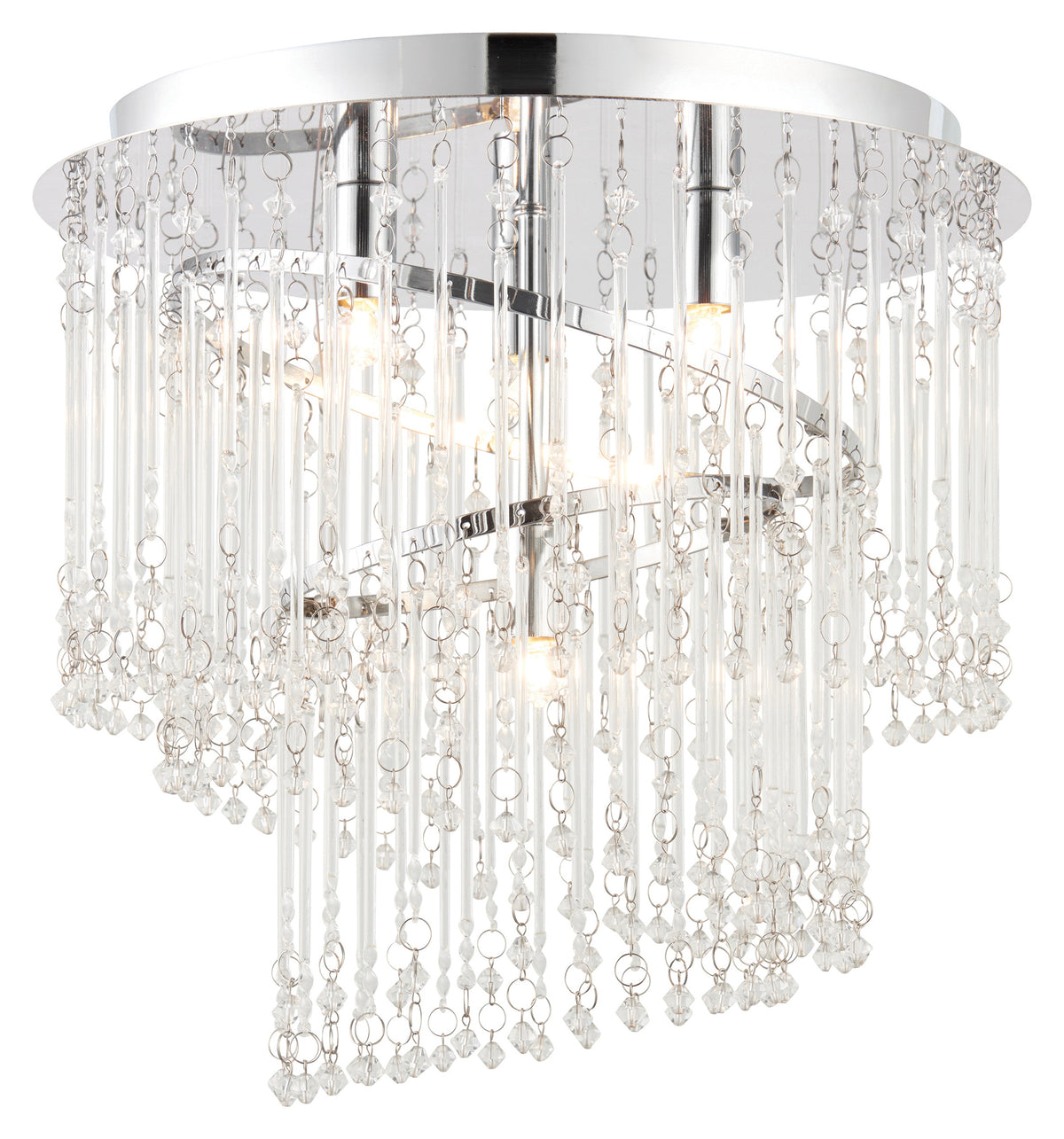 Gallery Direct Camille Ceiling Lamp, complete product view on a white background