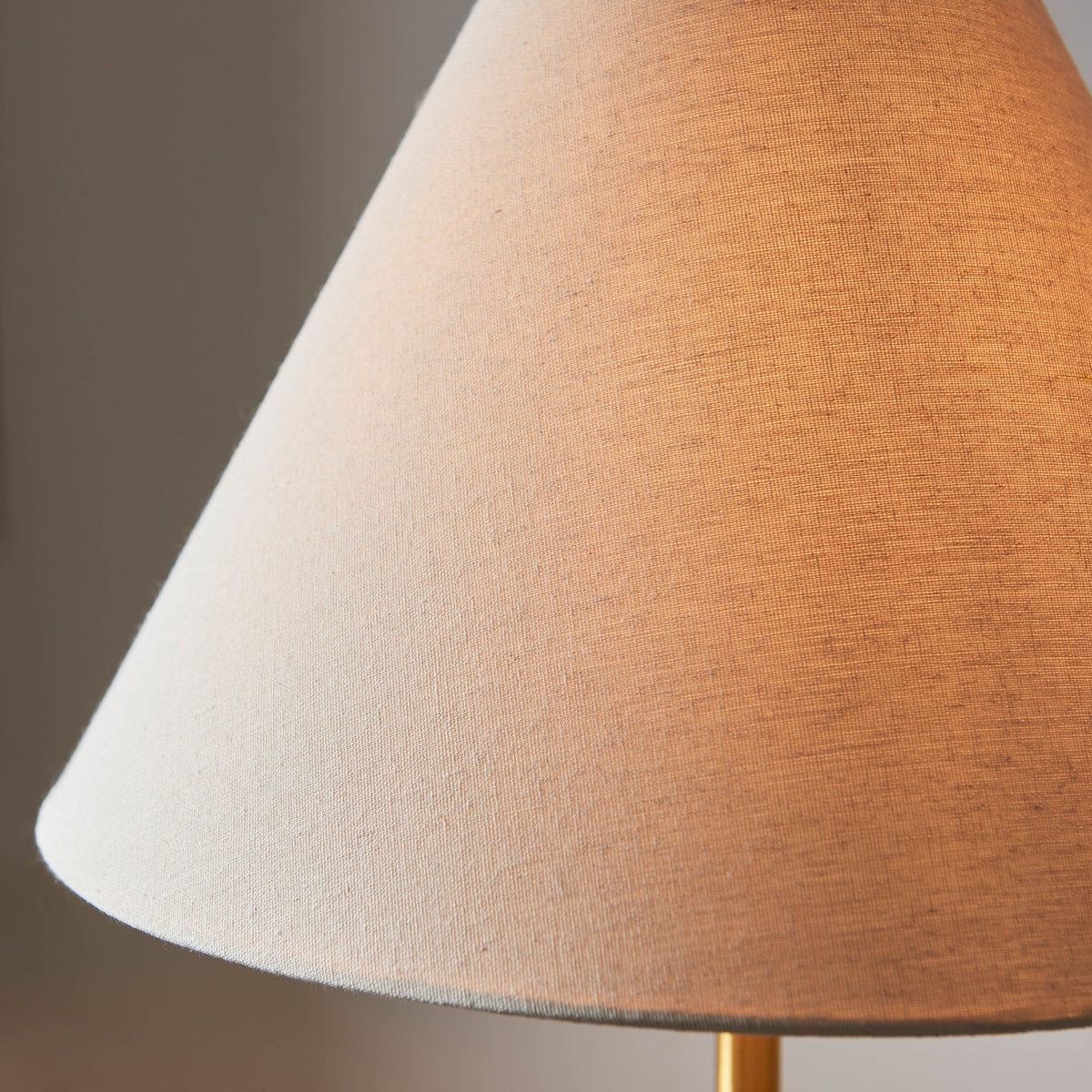 Gallery Direct Cassini Floor Lamp Brass and Marble, close-up of the finish and design
