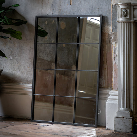 Gallery Direct Chafford Mirror Black displayed in a styled interior