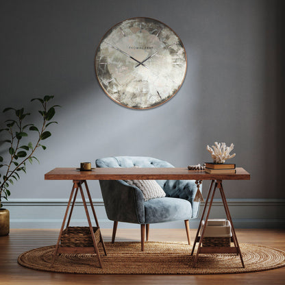 Gallery Direct Charleston Grand Clock displayed in a styled interior