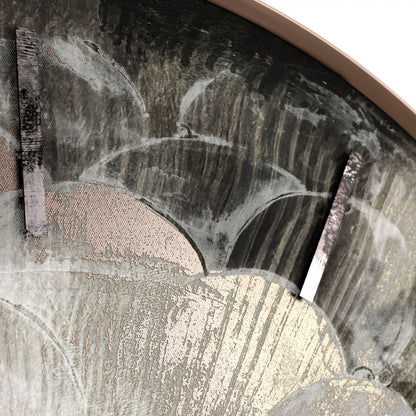 Gallery Direct Charleston Grand Clock, close-up of the clock face and finish