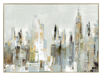 Gallery Direct City Limits Framed Canvas, complete product view