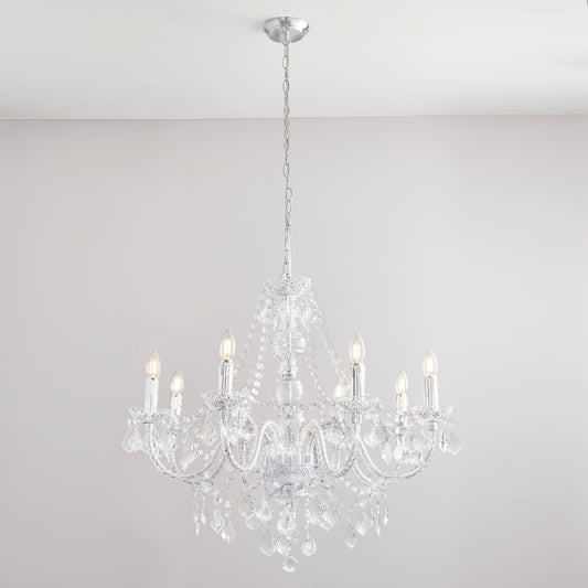 Gallery Direct Clarence 8 Pendant Light, styled in a room setting