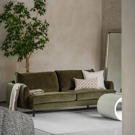 Gallery Direct Clerkenwell 4 Seater Sofa styled in a living room