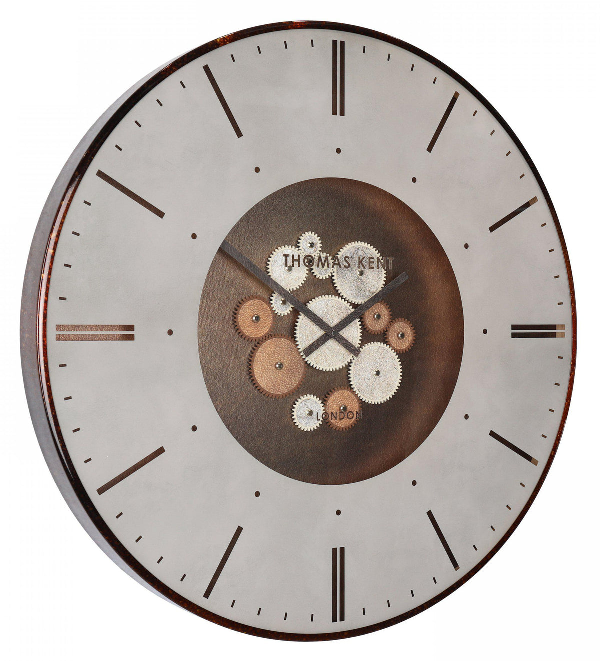 Gallery Direct Clocksmith Grand Clock Cog Bronze, complete product view