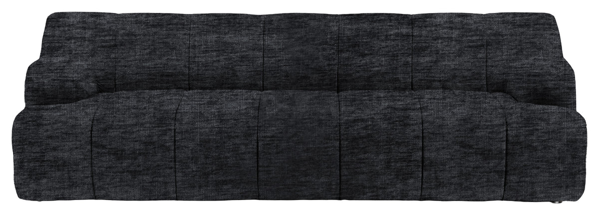 Gallery Direct Como 3 Seater Sofa in Celine Battleship upholstery, product view