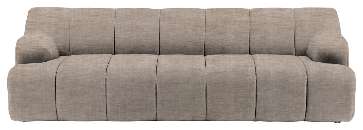 Gallery Direct Como 3 Seater Sofa in Celine Husk upholstery, product view
