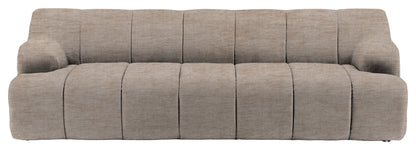 Gallery Direct Como 3 Seater Sofa in Celine Husk upholstery, product view