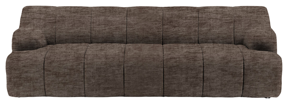 Gallery Direct Como 3 Seater Sofa in Celine Shadow upholstery, product view