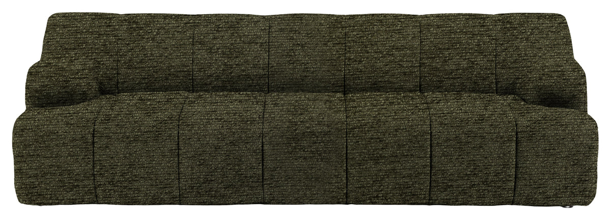 Gallery Direct Como 3 Seater Sofa in Mikah Basil upholstery, product view