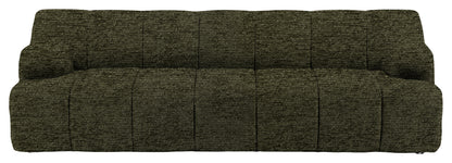 Gallery Direct Como 3 Seater Sofa in Mikah Basil upholstery, product view
