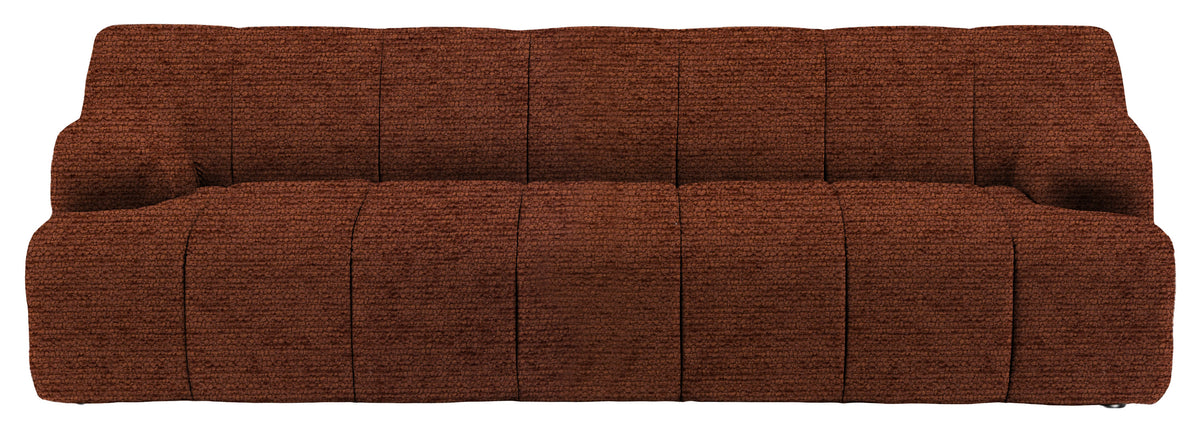 Gallery Direct Como 3 Seater Sofa in Mikah Maple upholstery, product view