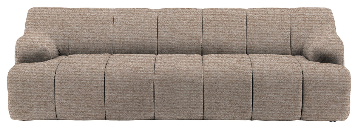 Gallery Direct Como 3 Seater Sofa in Mikah Wicker upholstery, product view