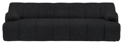 Gallery Direct Como 3 Seater Sofa in Verona Carbon upholstery, product view