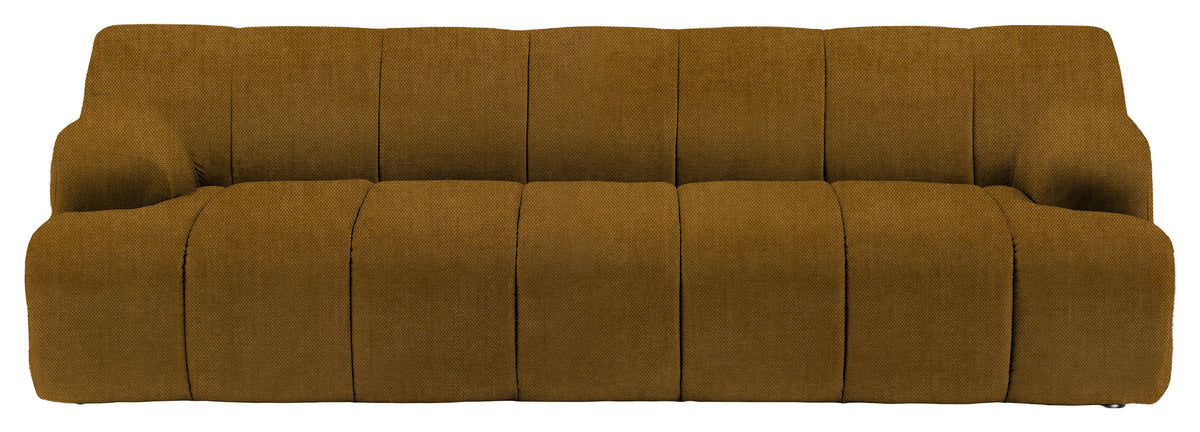 Gallery Direct Como 3 Seater Sofa in Verona Golden upholstery, product view