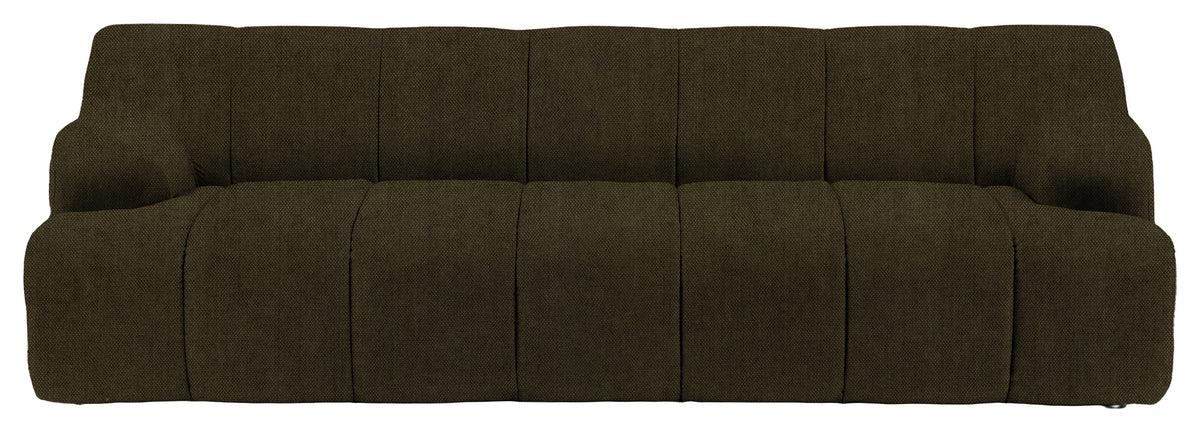 Gallery Direct Como 3 Seater Sofa in Verona Seaweed upholstery, product view