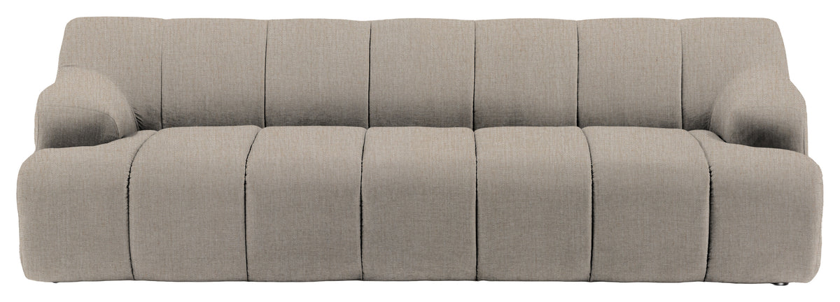 Gallery Direct Como 3 Seater Sofa in Willow Dusty upholstery, product view