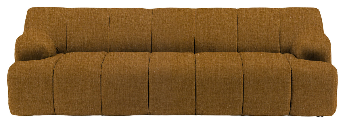 Gallery Direct Como 3 Seater Sofa in Willow Harvest upholstery, product view