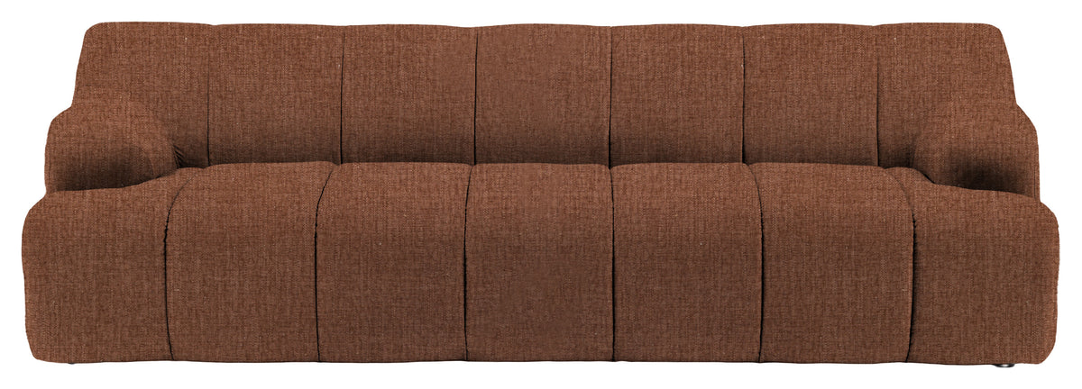 Gallery Direct Como 3 Seater Sofa in Willow Henna upholstery, product view