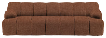 Gallery Direct Como 3 Seater Sofa in Willow Henna upholstery, product view