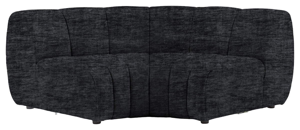 Gallery Direct Como Corner Module in Celine Battleship upholstery, product view