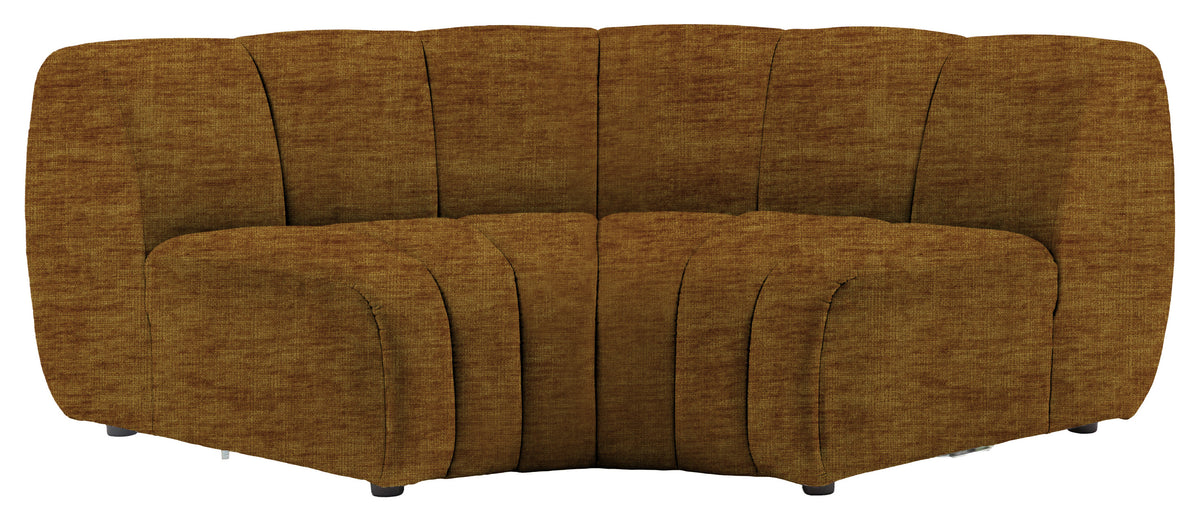 Gallery Direct Como Corner Module in Celine Harvest upholstery, product view
