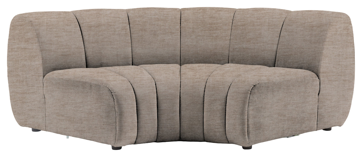 Gallery Direct Como Corner Module in Celine Husk upholstery, product view