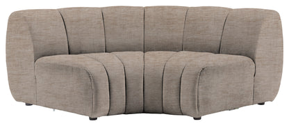 Gallery Direct Como Corner Module in Celine Husk upholstery, product view