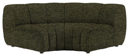 Gallery Direct Como Corner Module in Mikah Basil upholstery, product view
