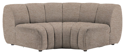 Gallery Direct Como Corner Module in Mikah Wicker upholstery, product view