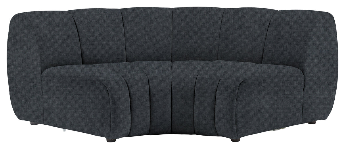 Gallery Direct Como Corner Module in Verona Azure upholstery, product view