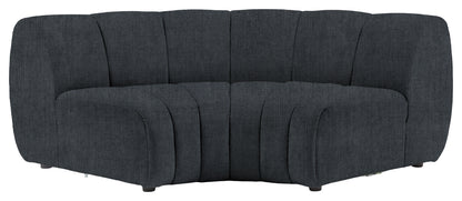 Gallery Direct Como Corner Module in Verona Azure upholstery, product view