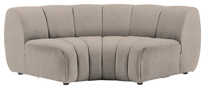Gallery Direct Como Corner Module in Verona Ghost upholstery, product view