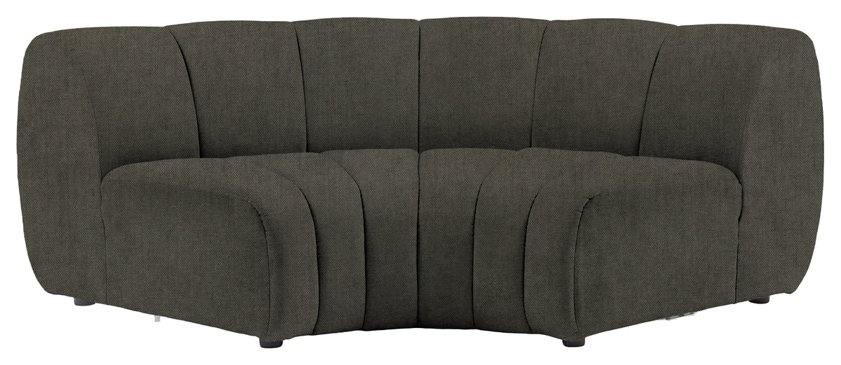 Gallery Direct Como Corner Module in Verona Pine upholstery, product view