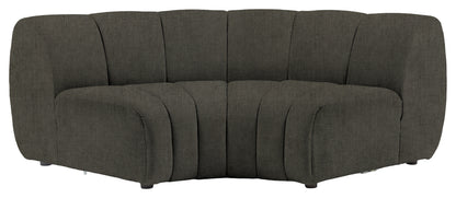 Gallery Direct Como Corner Module in Verona Pine upholstery, product view