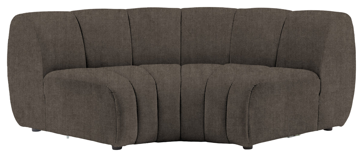 Gallery Direct Como Corner Module in Verona Twilight upholstery, product view
