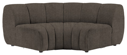 Gallery Direct Como Corner Module in Verona Twilight upholstery, product view