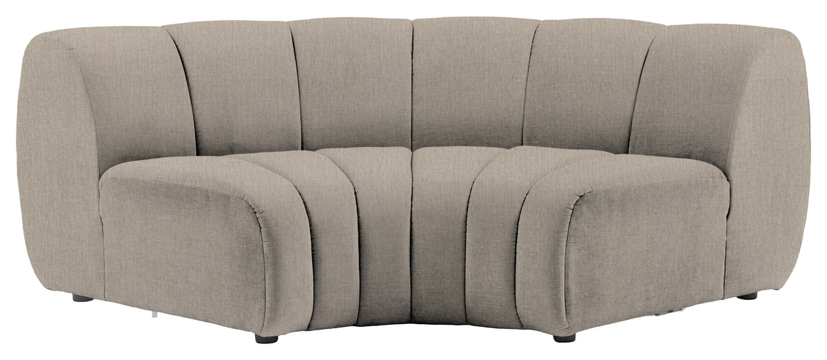 Gallery Direct Como Corner Module in Willow Dusty upholstery, product view