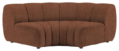 Gallery Direct Como Corner Module in Willow Henna upholstery, product view
