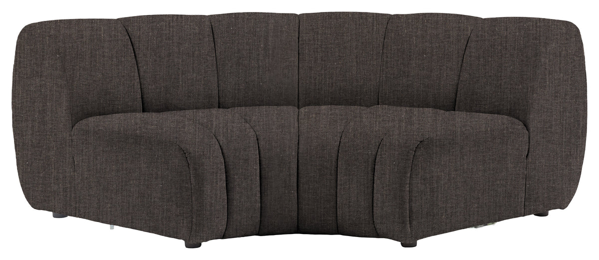 Gallery Direct Como Corner Module in Willow Magnet upholstery, product view