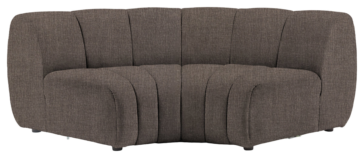 Gallery Direct Como Corner Module in Willow Stormy upholstery, product view