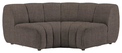 Gallery Direct Como Corner Module in Willow Stormy upholstery, product view