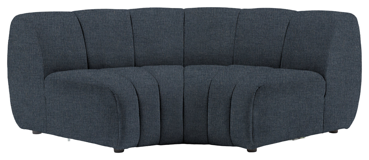 Gallery Direct Como Corner Module in Willow Waves upholstery, product view