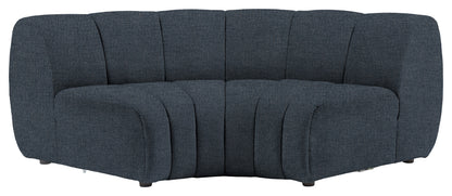 Gallery Direct Como Corner Module in Willow Waves upholstery, product view