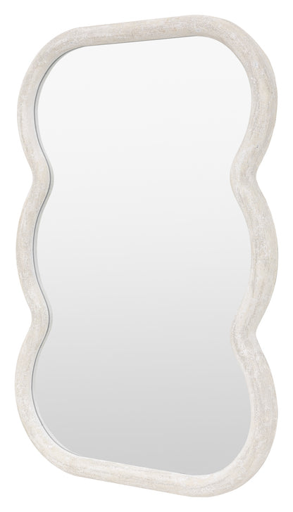 Gallery Direct Como Curved Rectangle Mirror, complete product view