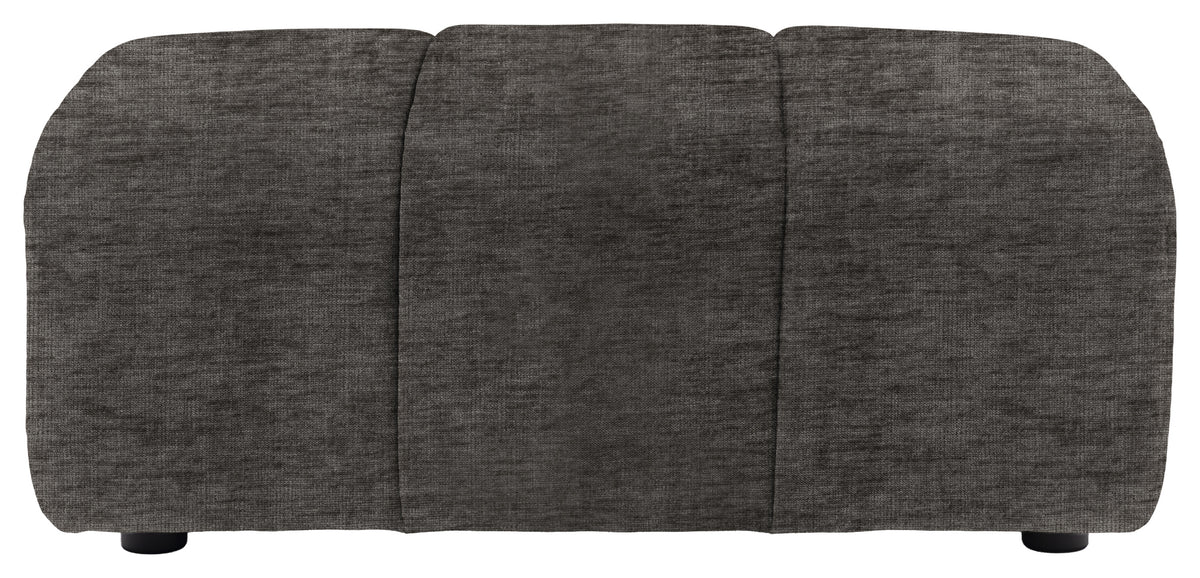 Gallery Direct Como Footstool in Celine Flagstone upholstery, product view