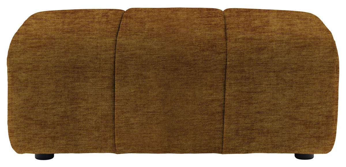 Gallery Direct Como Footstool in Celine Harvest upholstery, product view