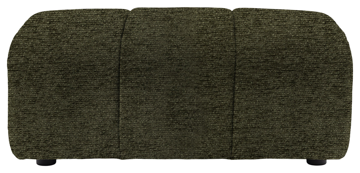 Gallery Direct Como Footstool in Mikah Basil upholstery, product view